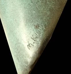 Gazelle - Patinated Animal Figure With Golden Horns - M. Klein -Salvador Dali Shop 708 5