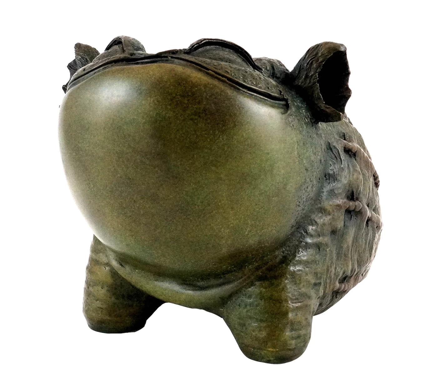 Funny Chinese Bronze Sculpture Frog - Toad - Signed By Milo 5 Funny Chinese Bronze Sculpture Frog - Toad - Signed By Milo - Image 5