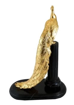 Proud Peacock On Marble - Gilded With Gold Leaf - Bronze -Salvador Dali Shop 716 559300bd703330