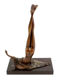 Erotic Female Nude - Bronze On Marble - Signed By J. Patoue -Salvador Dali Shop 718 559300bd842aeb