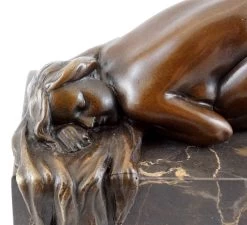 Sleeping Nude On Marble - Erotic Bronze - Signed By Milo -Salvador Dali Shop 719 7