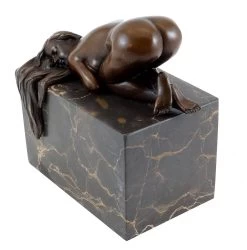 Sleeping Nude On Marble - Erotic Bronze - Signed By Milo -Salvador Dali Shop 719 8