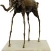 Surreal Modern Art Bronze Sculpture - Space Elephant - Salvador Dali