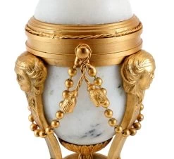 Fabergé Egg - White Marble/Bronze With Gold Leaf, Peter Fabergé -Salvador Dali Shop 720 359300bd95d20c