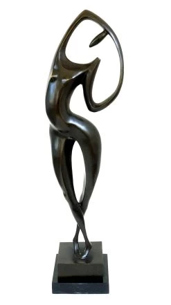 Contemplation - Abstract Nude - Bronze / Marble - Milo