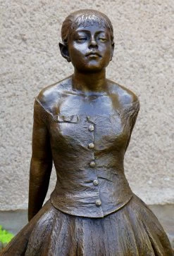 Large Bronze - Little Dancer Of Fourteen Years - Signed Degas