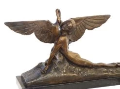 Art Deco Bronze Statue - Leda And Swan - A. Gennarelli -Salvador Dali Shop 72 659300a2f233aa
