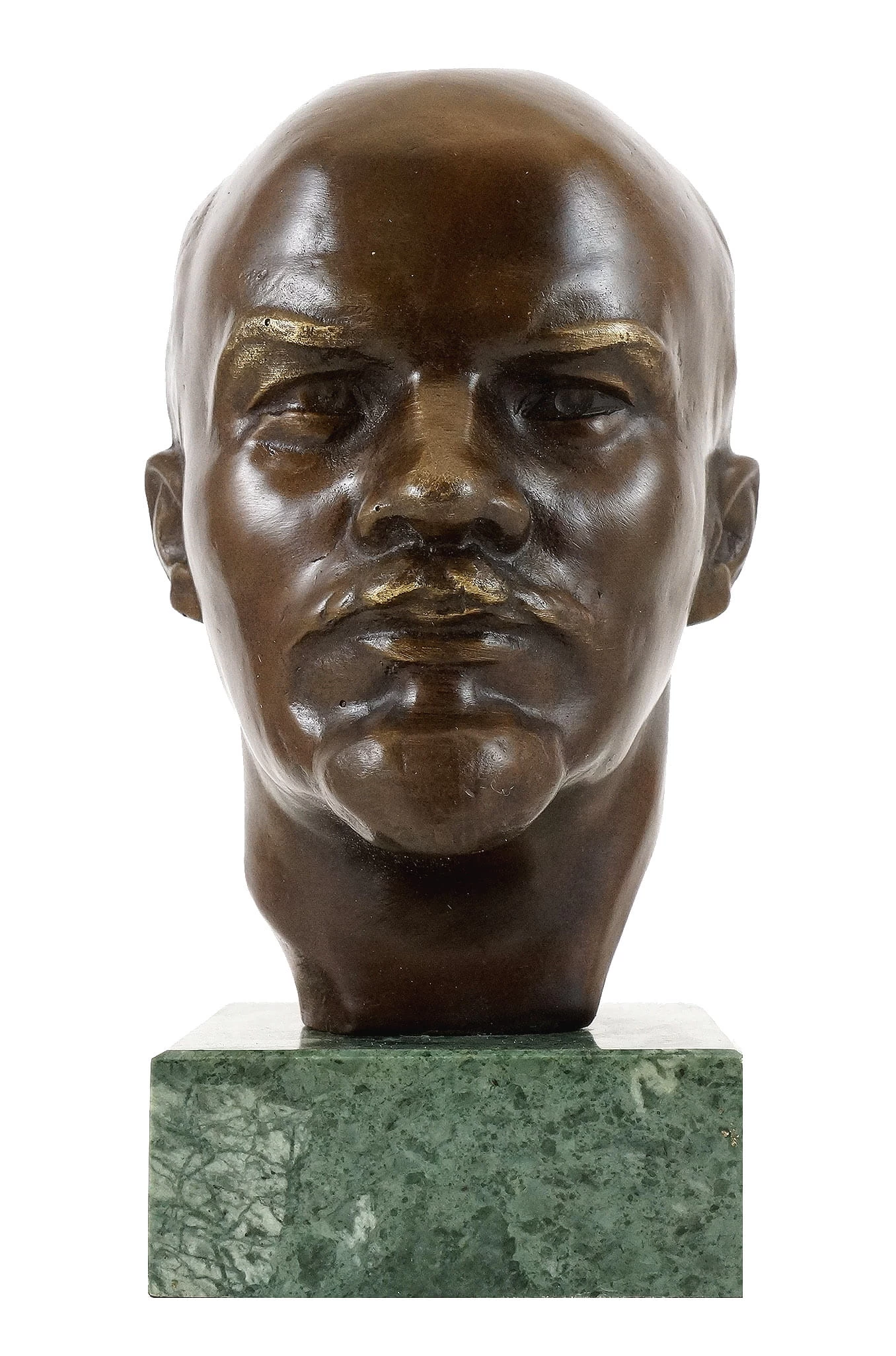 Bronze Statue - Vladimir Ilyich Lenin - On Marble Base - Signed 3 Bronze Statue - Vladimir Ilyich Lenin - On Marble Base - Signed - Image 3