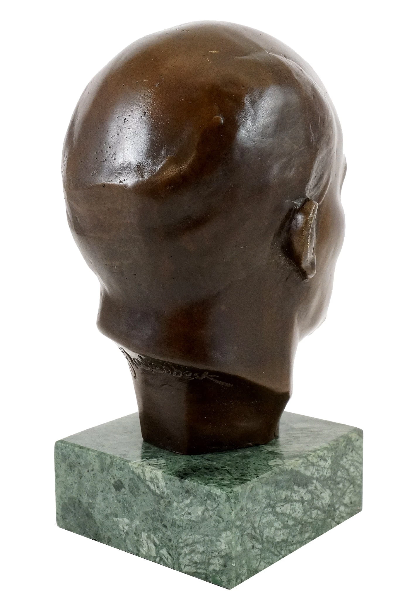 Bronze Statue - Vladimir Ilyich Lenin - On Marble Base - Signed 4 Bronze Statue - Vladimir Ilyich Lenin - On Marble Base - Signed - Image 4