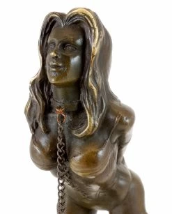 Erotic Bronze Figurine - Bondage Girl Marina - M. Nick -Salvador Dali Shop 758 659300bf634cf7