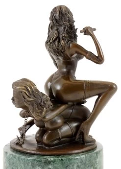 Erotic Bronze Figure - Bondage Couple - Sign. - M. Nick 13 Erotic Bronze Figure - Bondage Couple - Sign. - M. Nick -Salvador Dali Shop 759 6