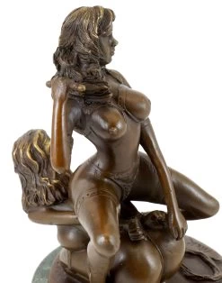 Erotic Bronze Figure - Bondage Couple - Sign. - M. Nick 14 Erotic Bronze Figure - Bondage Couple - Sign. - M. Nick -Salvador Dali Shop 759 7