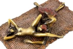 Erotic Bronze - Faun Satisfied Virgin - Real Bronze -Salvador Dali Shop 760 459300bf77ea76