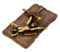 Erotic Bronze - Faun Satisfied Virgin - Real Bronze -Salvador Dali Shop 760 8
