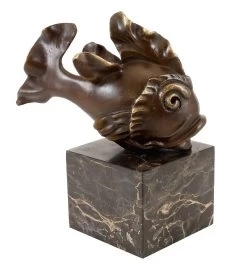 Animal Bronze Figure - Cute Goldfish - Martin Klein - Signed -Salvador Dali Shop 762 459300bf8eaf95