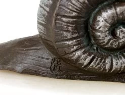 Vienna Bronze Figure On Marble Bowl - Female Nude On A Snail -Salvador Dali Shop 763 559300bf99b846