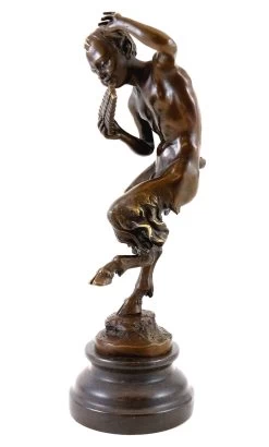 Bronze Figure - Dancing Satyr With Panpipe - Jules J. Labatut -Salvador Dali Shop 765 359300bfa9d864