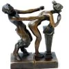 Erotic Vienna Bronze Couple, Satyr And Virgin, 2piece, Bergmann