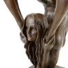 Erotic Bronze Statue - Contortionist - J. Patoue