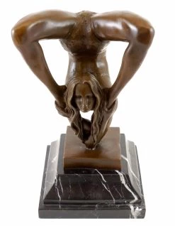 Erotic Bronze Statue - Contortionist - J. Patoue -Salvador Dali Shop 770 8