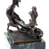 Erotic Vienna Bronze - Devil And Virgin With Barrow, Bergmann