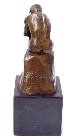 Modern Art Bronze - The Thinker - Signed Auguste Rodin On Marble -Salvador Dali Shop 7 359300a0fbfdb2