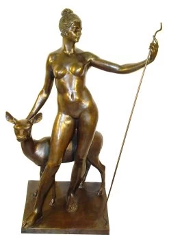Large Sculpture Bronze - The Diana Goddes Of Hunt - Signed MC. -Salvador Dali Shop 80 359300a322b280