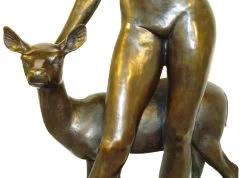 Large Sculpture Bronze - The Diana Goddes Of Hunt - Signed MC. -Salvador Dali Shop 80 459300a3132c34