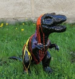 Fibreglass Sculpture - Painted Tyrannosaurus - Martin Klein