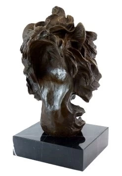 Animal Bronze - Abstract Lion's Head - Contemporary Art Milo -Salvador Dali Shop 822 6