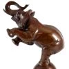 Bronze Animal Sculpture - Elephant On Ball - Sign. Bugatti