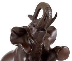 Bronze Animal Sculpture - Elephant On Ball - Sign. Bugatti -Salvador Dali Shop 823 559300c1d650ff
