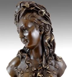 Art Nouveau - Bust Of Flora (1865-70) Bust Of A Woman A. Carrier