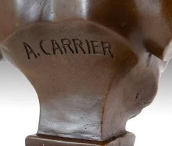 Art Nouveau - Bust Of Flora (1865-70) Bust Of A Woman A. Carrier -Salvador Dali Shop 826 559300c1f591aa