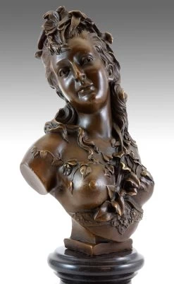 Art Nouveau - Bust Of Flora (1865-70) Bust Of A Woman A. Carrier -Salvador Dali Shop 826 7