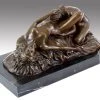 Erotic Vienna Bronze - Cunnilingus - Lesbian Play - Lambeaux
