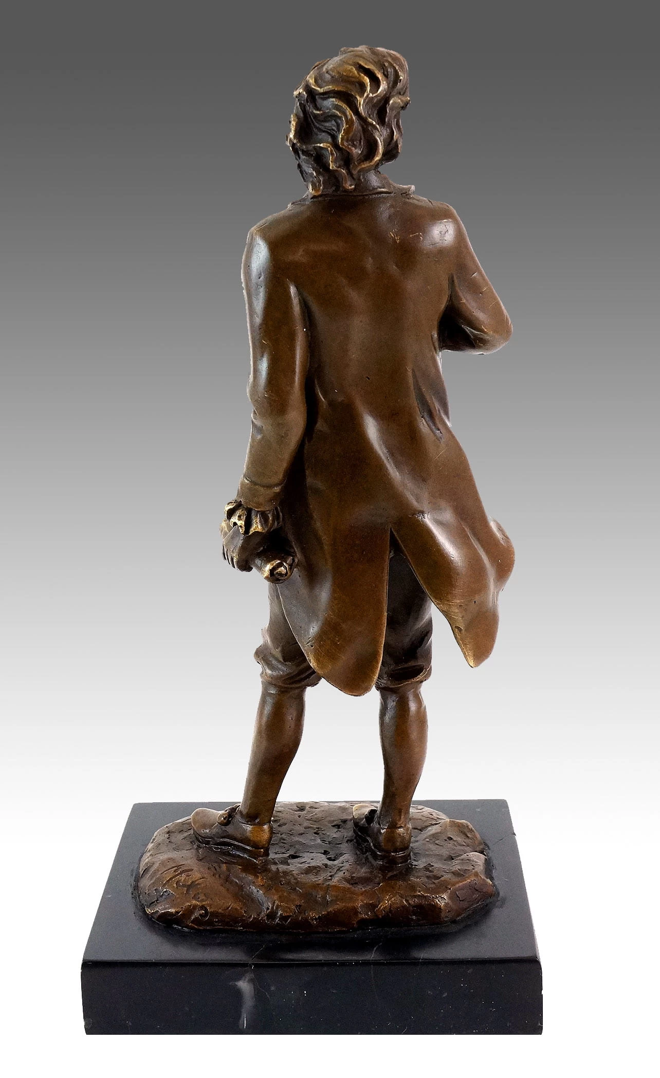 Bronze Figure - Composer Frédéric Chopin - Signed Milo 4 Bronze Figure - Composer Frédéric Chopin - Signed Milo - Image 4