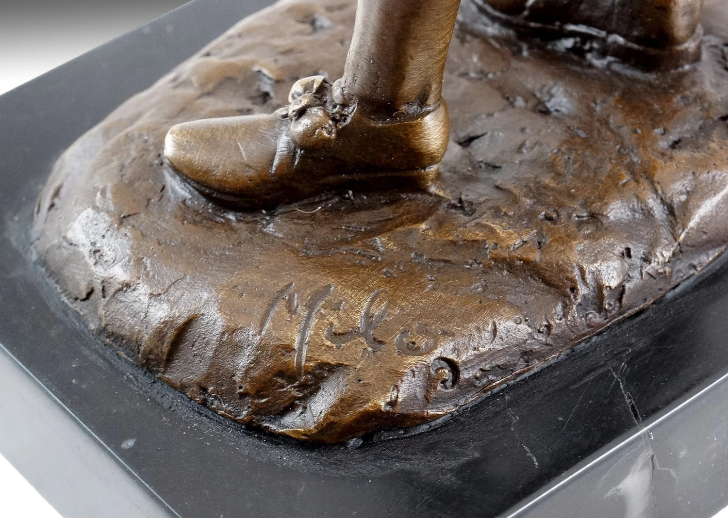 Bronze Figure - Composer Frédéric Chopin - Signed Milo 6 Bronze Figure - Composer Frédéric Chopin - Signed Milo - Image 6