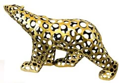 Contemporary Art - Bronze Polar Bear / Cut Out Style - M.Klein