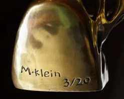 Contemporary Art - Bronze Polar Bear / Cut Out Style - M.Klein -Salvador Dali Shop 835 6