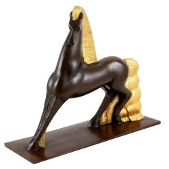 Art Deco Bronze Figurine - Le Cheval - Alex Kéléty