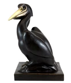 Art Deco Bronze Figurine - Two Pelicans - Alexandre Kelety 10 Art Deco Bronze Figurine - Two Pelicans - Alexandre Kelety -Salvador Dali Shop 845 459300c2ba4c76