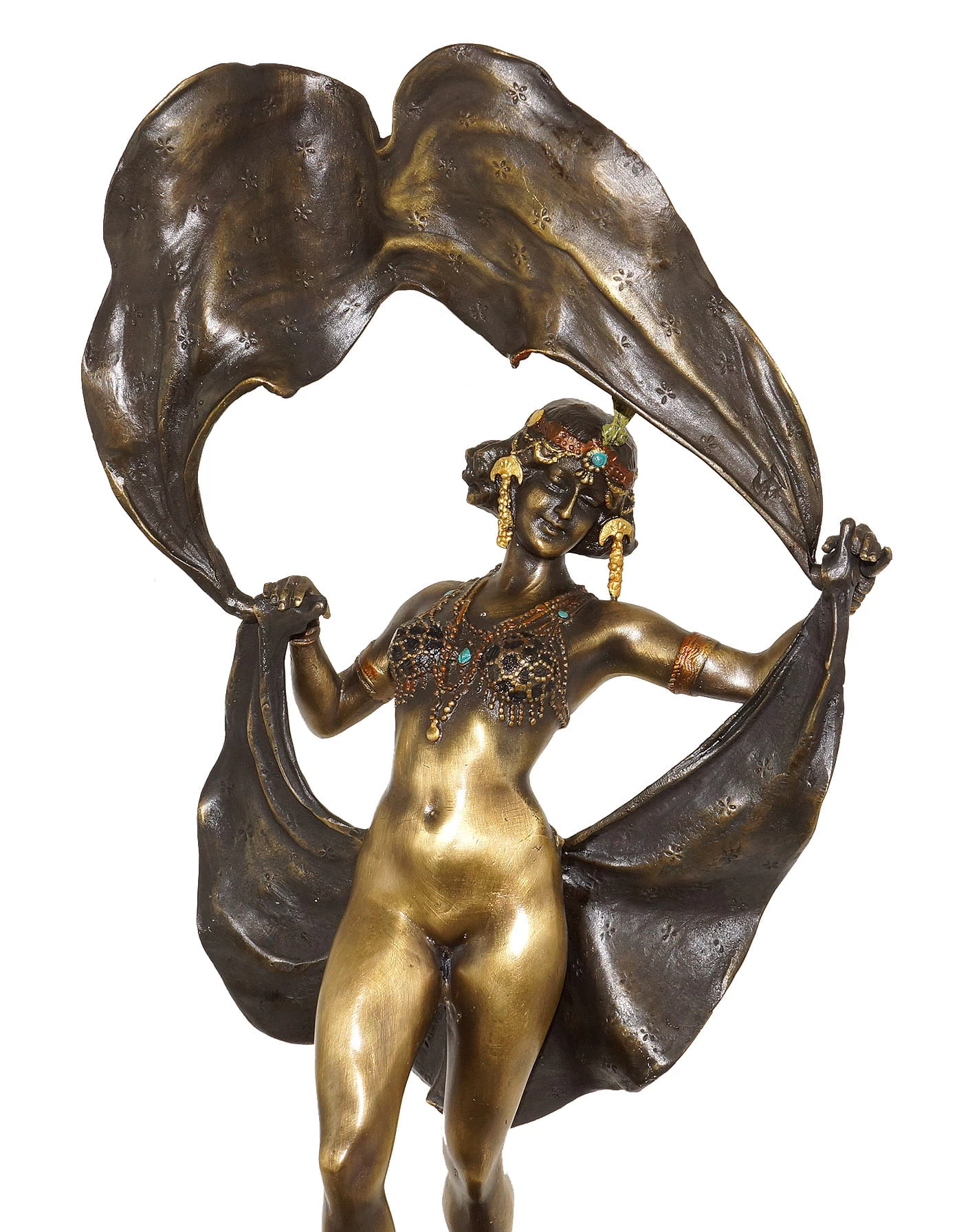 Vienna Bronze Figurine - Female Oriental Dancer - Bergmann Seal 2 Vienna Bronze Figurine - Female Oriental Dancer - Bergmann Seal - Image 2