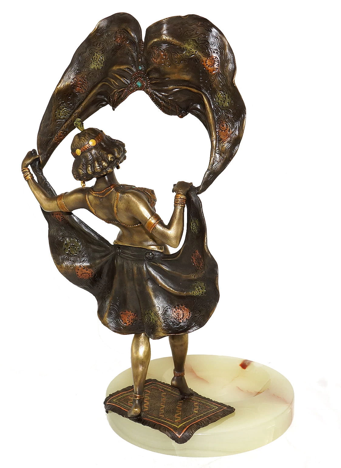 Vienna Bronze Figurine - Female Oriental Dancer - Bergmann Seal 6 Vienna Bronze Figurine - Female Oriental Dancer - Bergmann Seal - Image 6