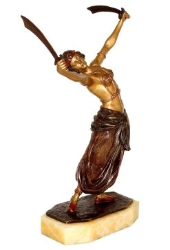 Vienna Bronze - Erotic Female Sword Dancer / Oriental