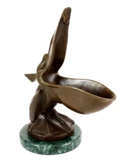 Art Deco Clock Stand - Pelican Model - Signed By Verler -Salvador Dali Shop 852 359300c30e3ca8