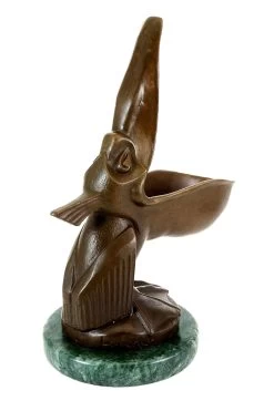 Art Deco Clock Stand - Pelican Model - Signed By Verler -Salvador Dali Shop 852 459300c3101e30