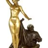 Art Nouveau Statue - The Slave’s Fate (1910) - Signed By Theodor