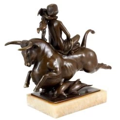 Art Deco - The Flight Of Europa (1925) - Sign. Paul Manship