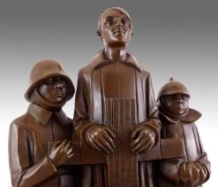 Bronze Figure - Memorial (1928/29) - Signed Ernst Barlach